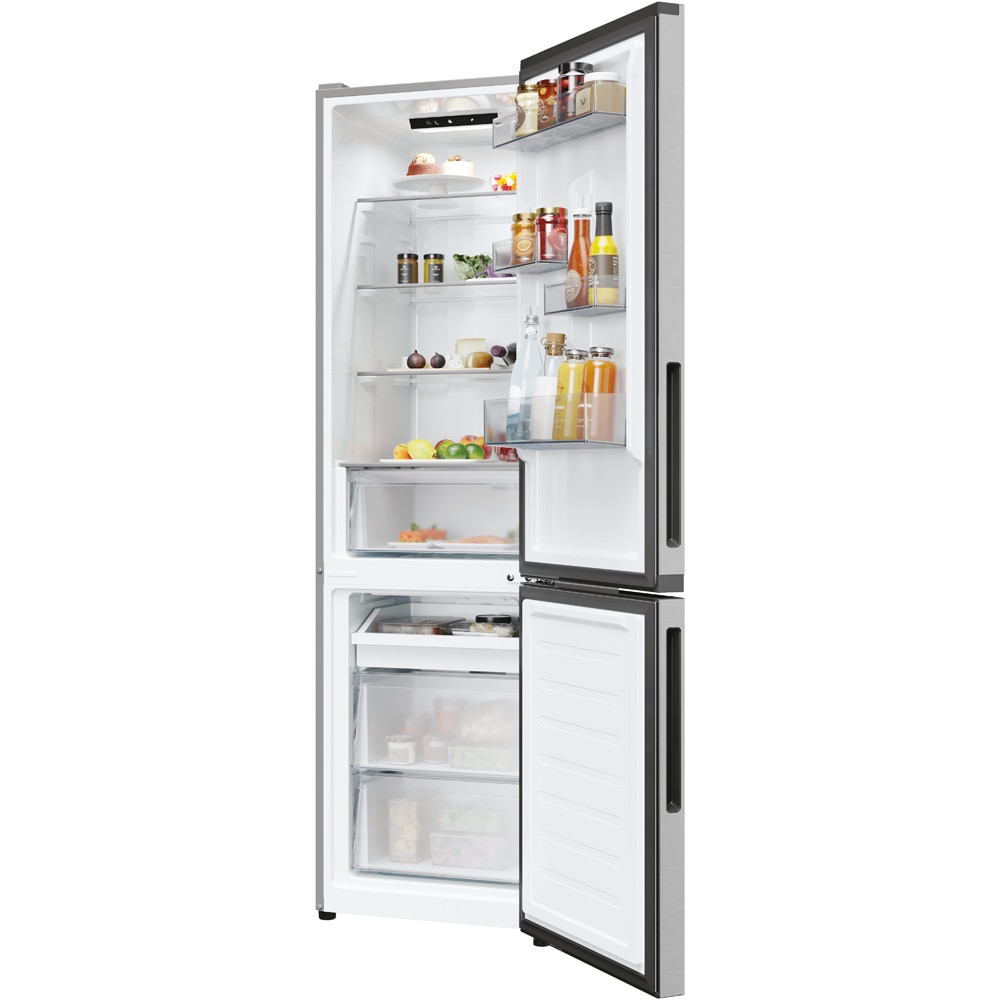 Combina frigorifica CANDY CNCQ2T518EX, No Frost, 279 l, H 182 cm, Clasa E, inox