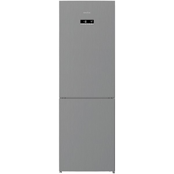 Combina frigorifica ARCTIC AK60366E40NFMT, Full No Frost, 324 l, H 185.2 cm, Clasa E, argintiu