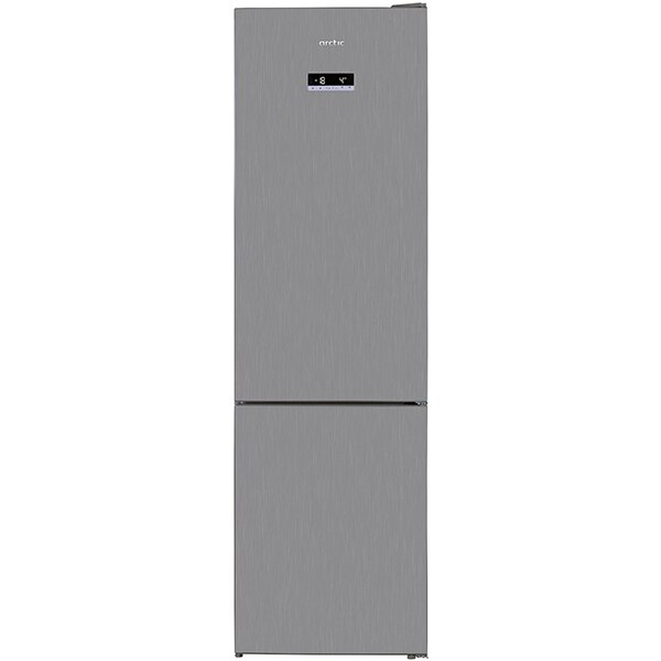 Combina frigorifica ARCTIC AK60406E40NFMT, Full No Frost, 362 l, H 202.5 cm, Clasa E, argintiu