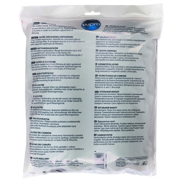 Filtru universal carbon WPRO 08525