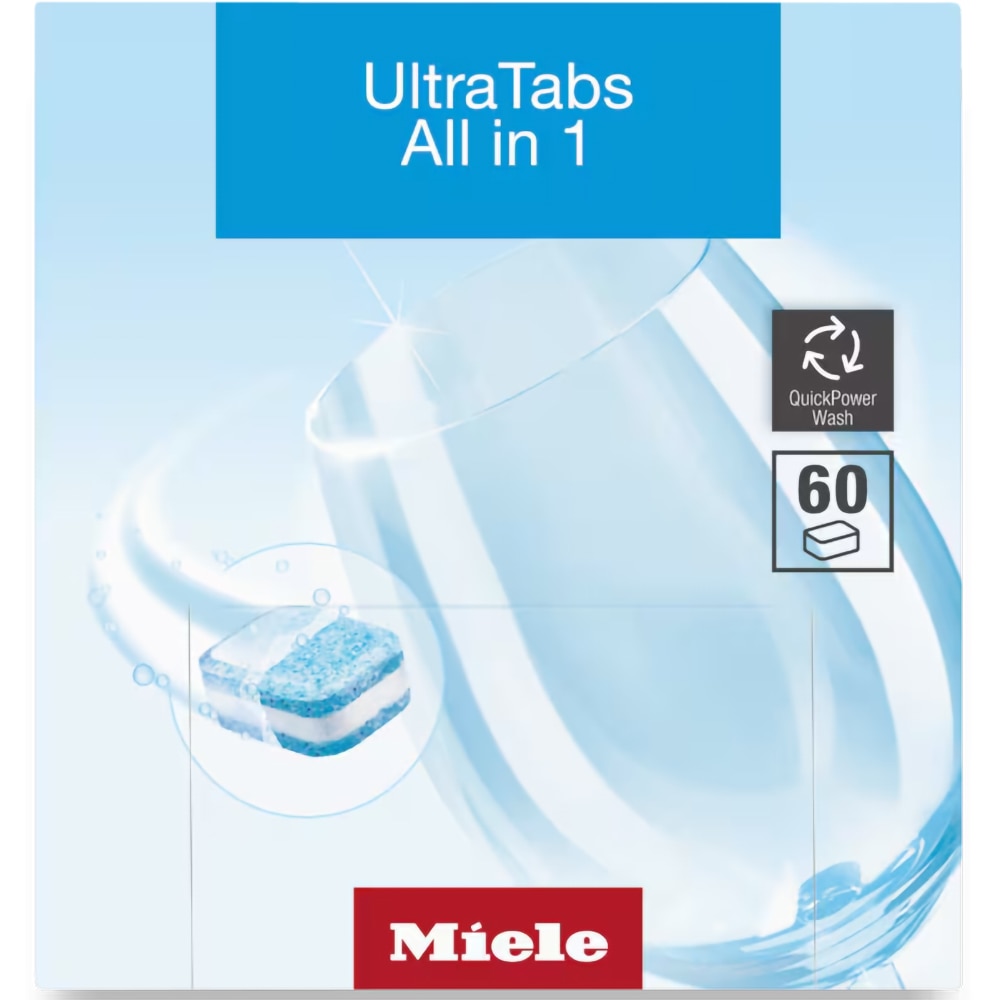 Detergent pentru masina de spalat vase MIELE UltraTabs All in One, 60 tablete
