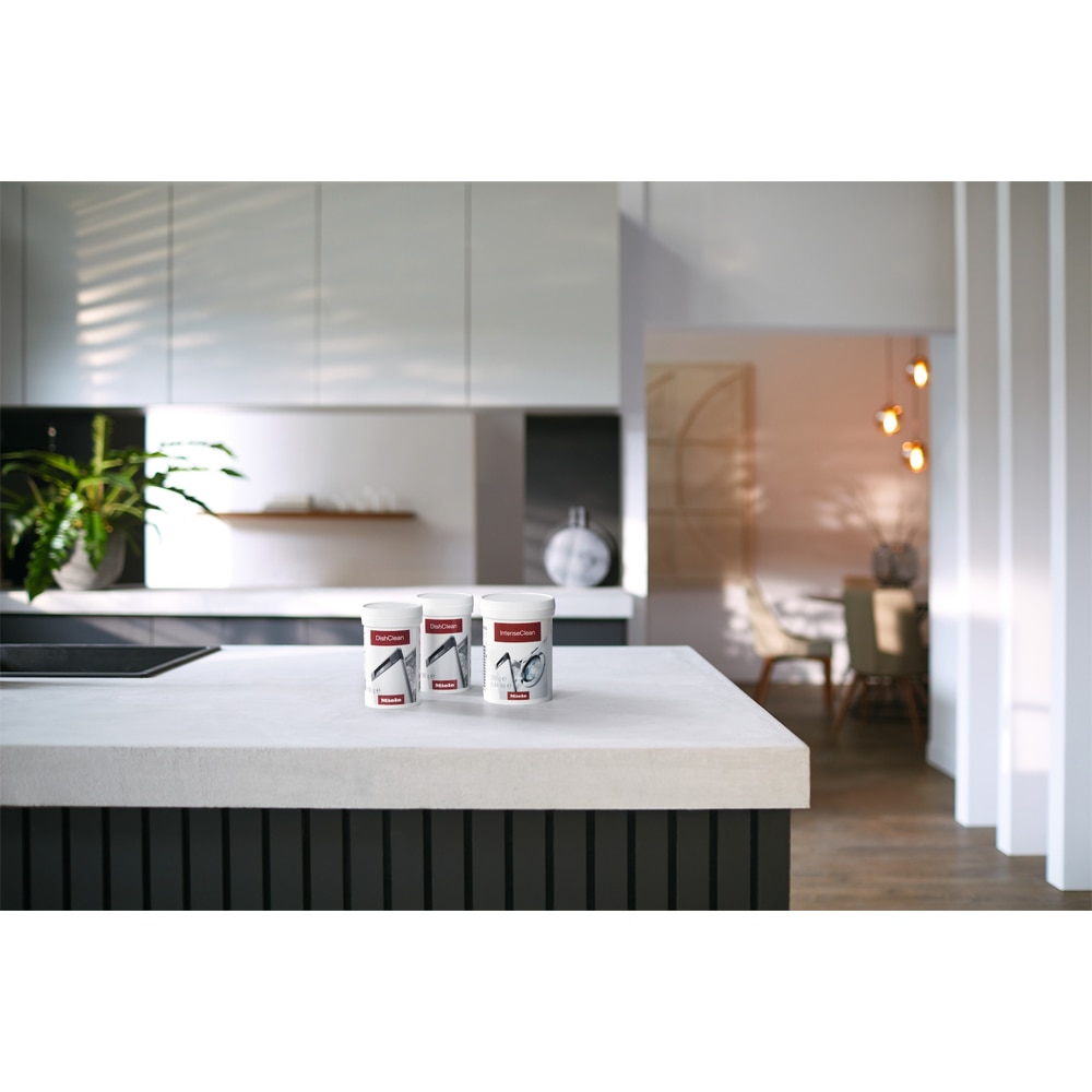 Pachet intretinere masina de spalat vase MIELE 11407540: 2 x DishClean + 1 x IntenseClean