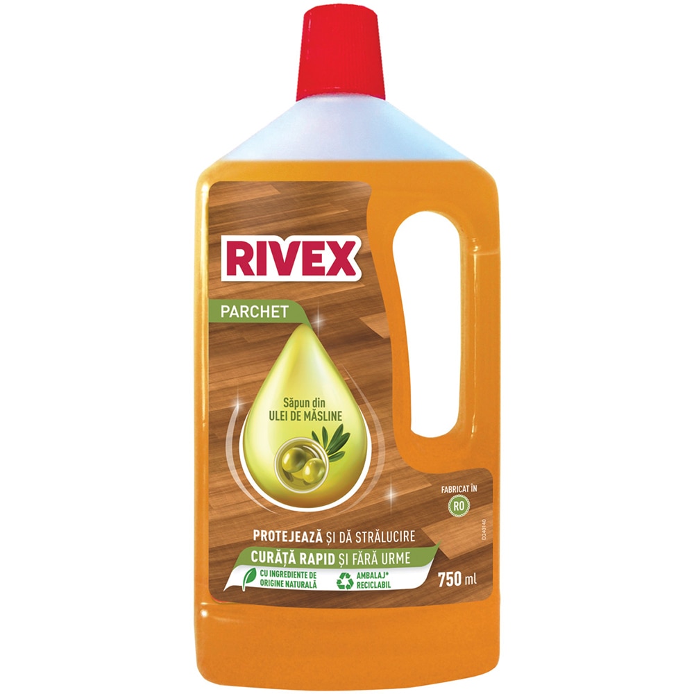 Solutie curatare parchet RIVEX Ulei de masline, 750 ml