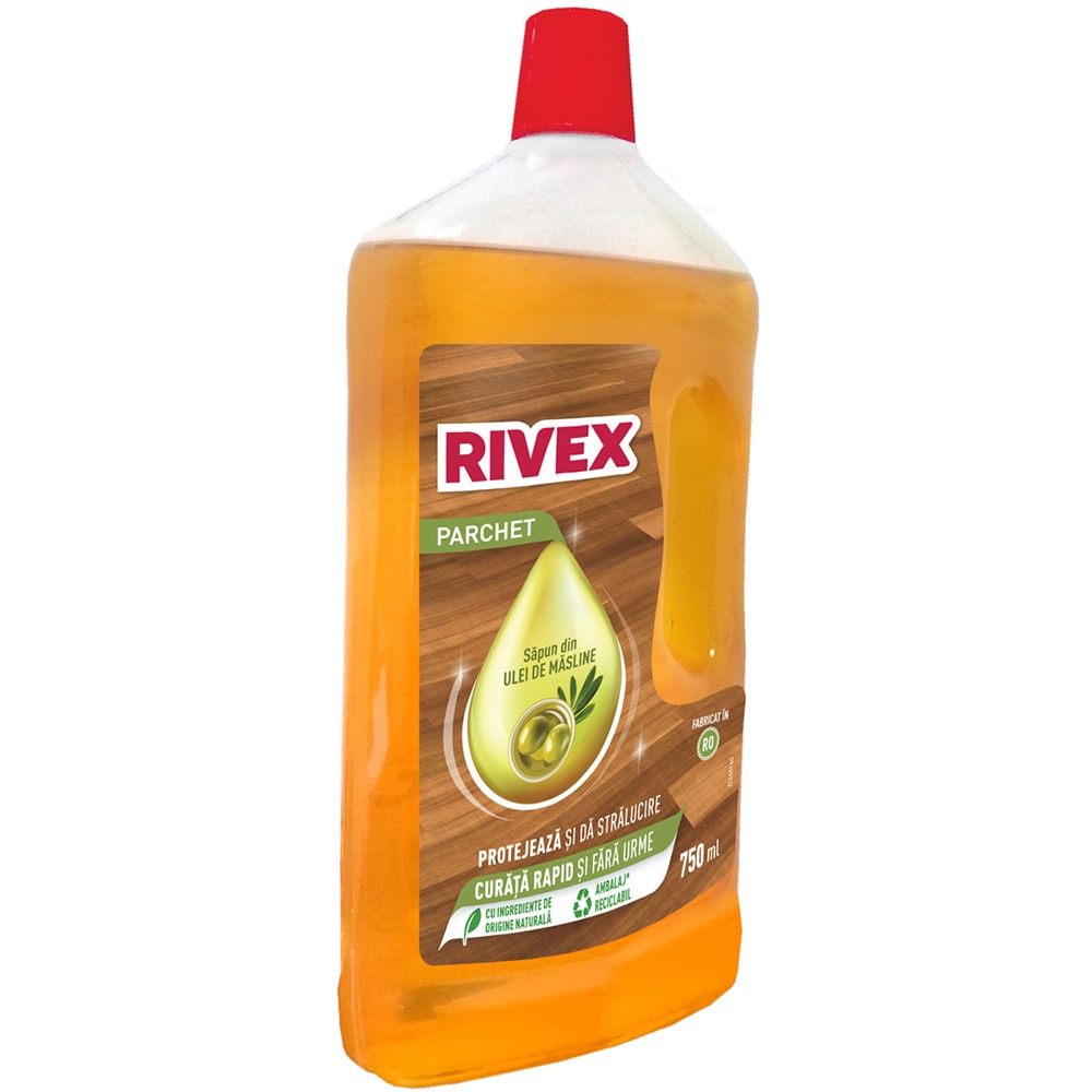 Solutie curatare parchet RIVEX Ulei de masline, 750 ml