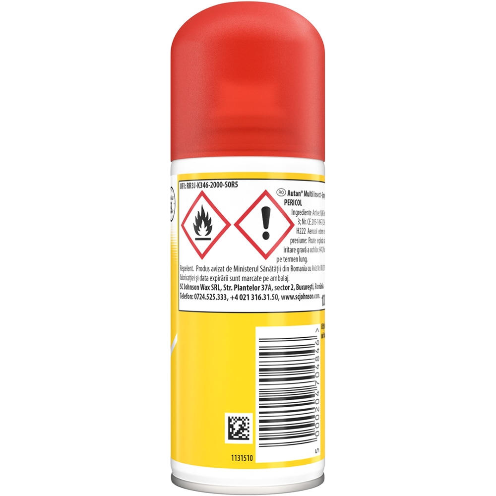 Spray repelent anti-insecte AUTAN Multi-Insect, 100 ml