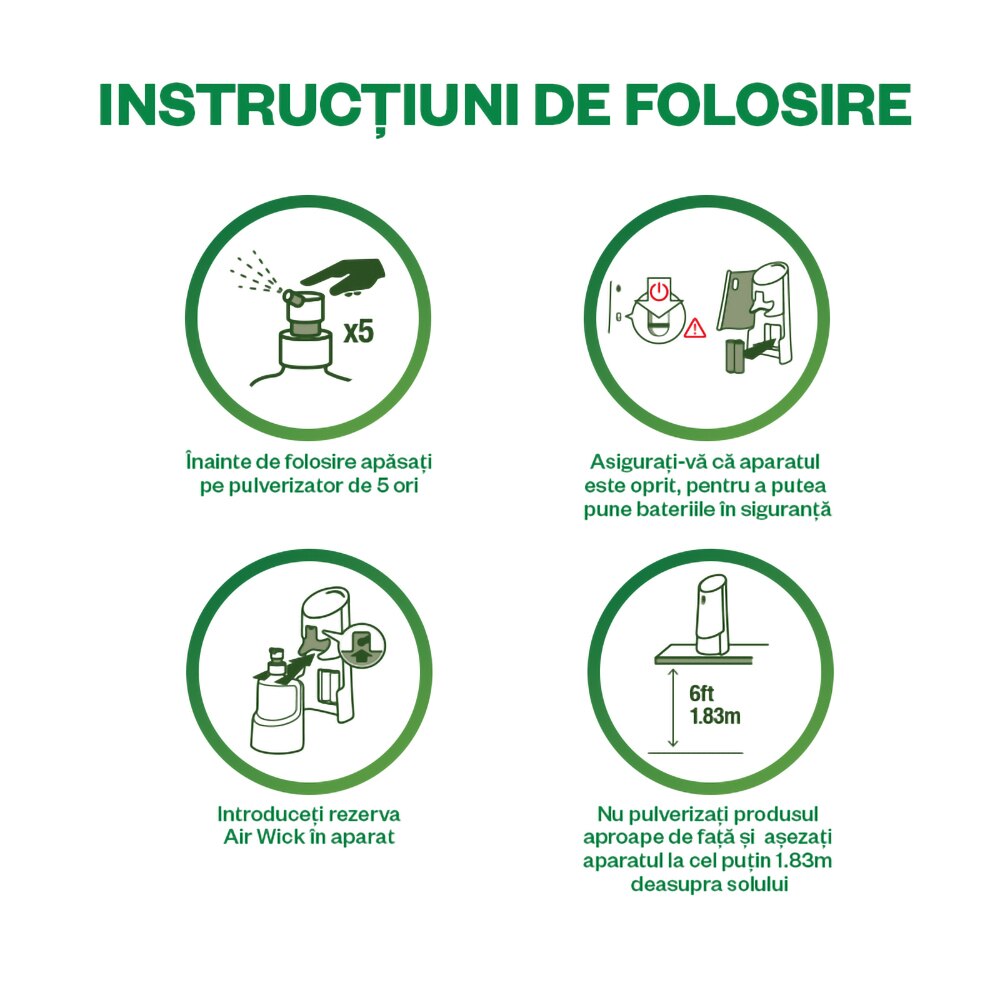 Rezerva odorizant de camera fara aerosoli AIR WICK, Buchet de Iasomie, 228 ml