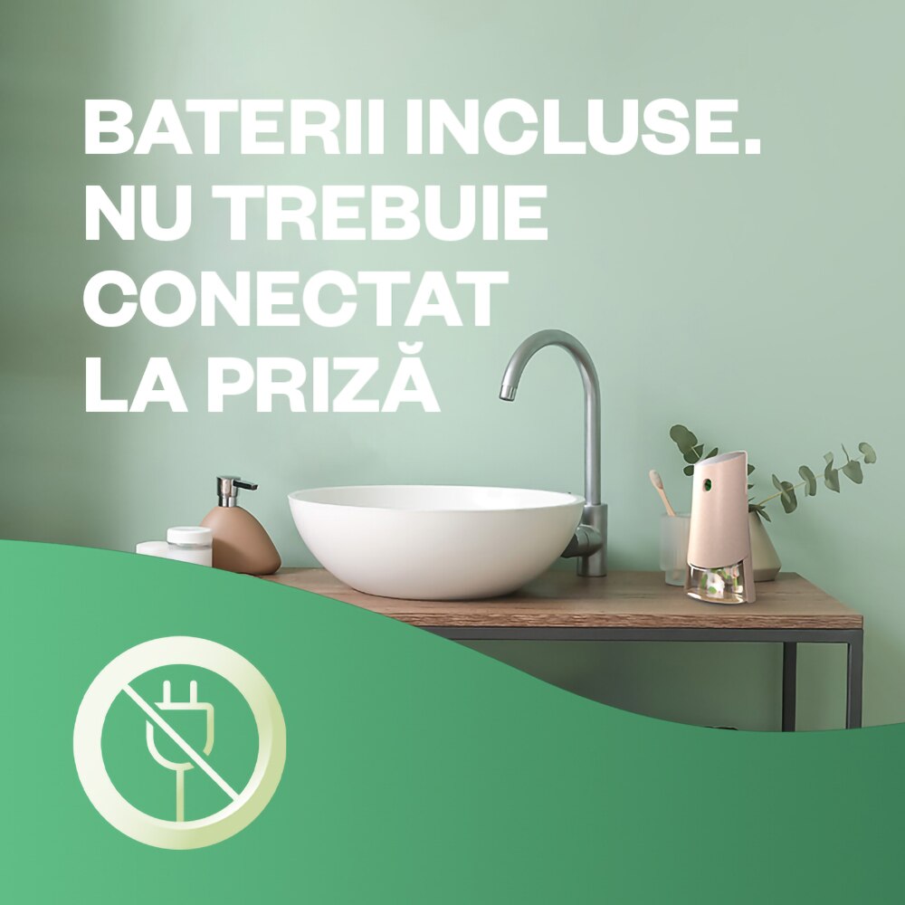 Rezerva odorizant de camera fara aerosoli AIR WICK, Buchet de Iasomie, 228 ml