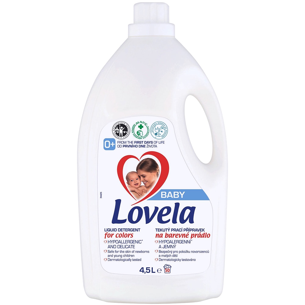 Detergent lichid LOVELA Baby Color, 4.5 l, 50 spalari