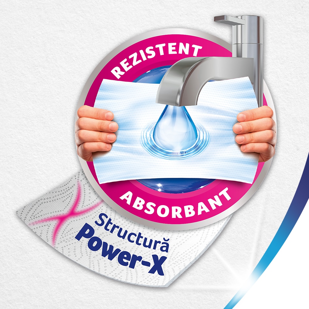 Prosoape de hartie ZEWA Extra Long, 2 straturi, 2 role, 140 foi