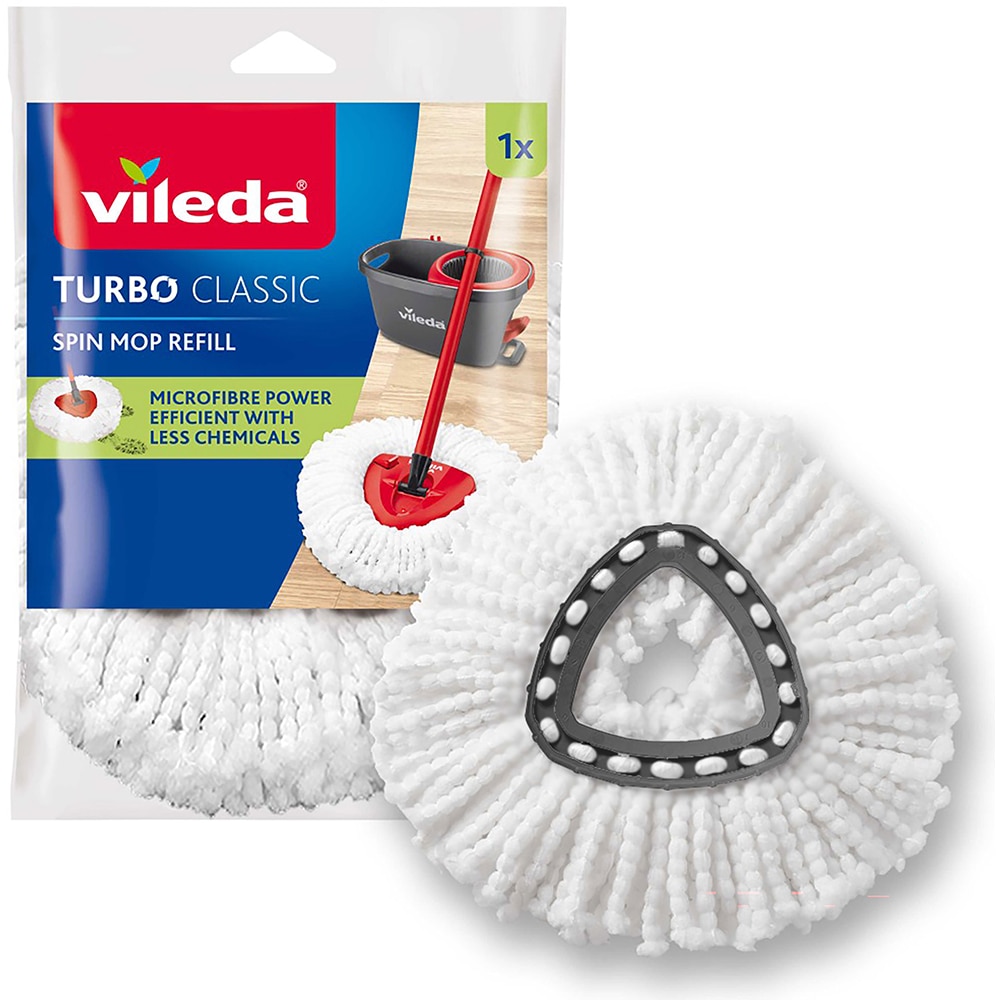 Rezerva mop VILEDA Turbo Classic, alb