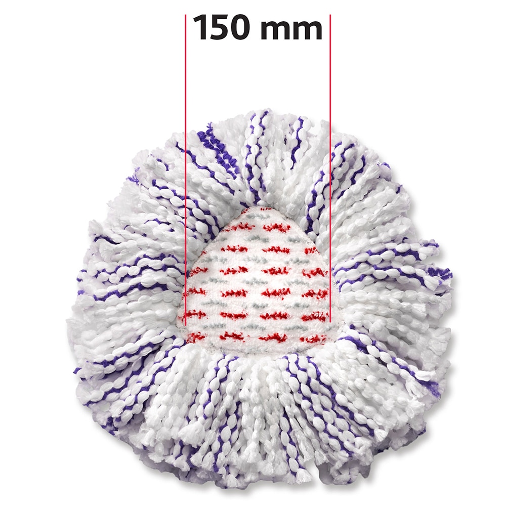 Rezerva mop VILEDA Turbo 3 in 1, microfibra, alb