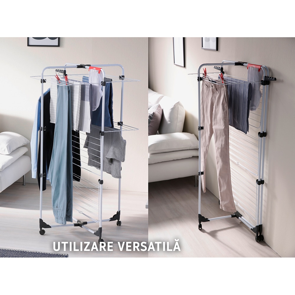 Uscator rufe VILEDA Mixer 3, argintiu-negru