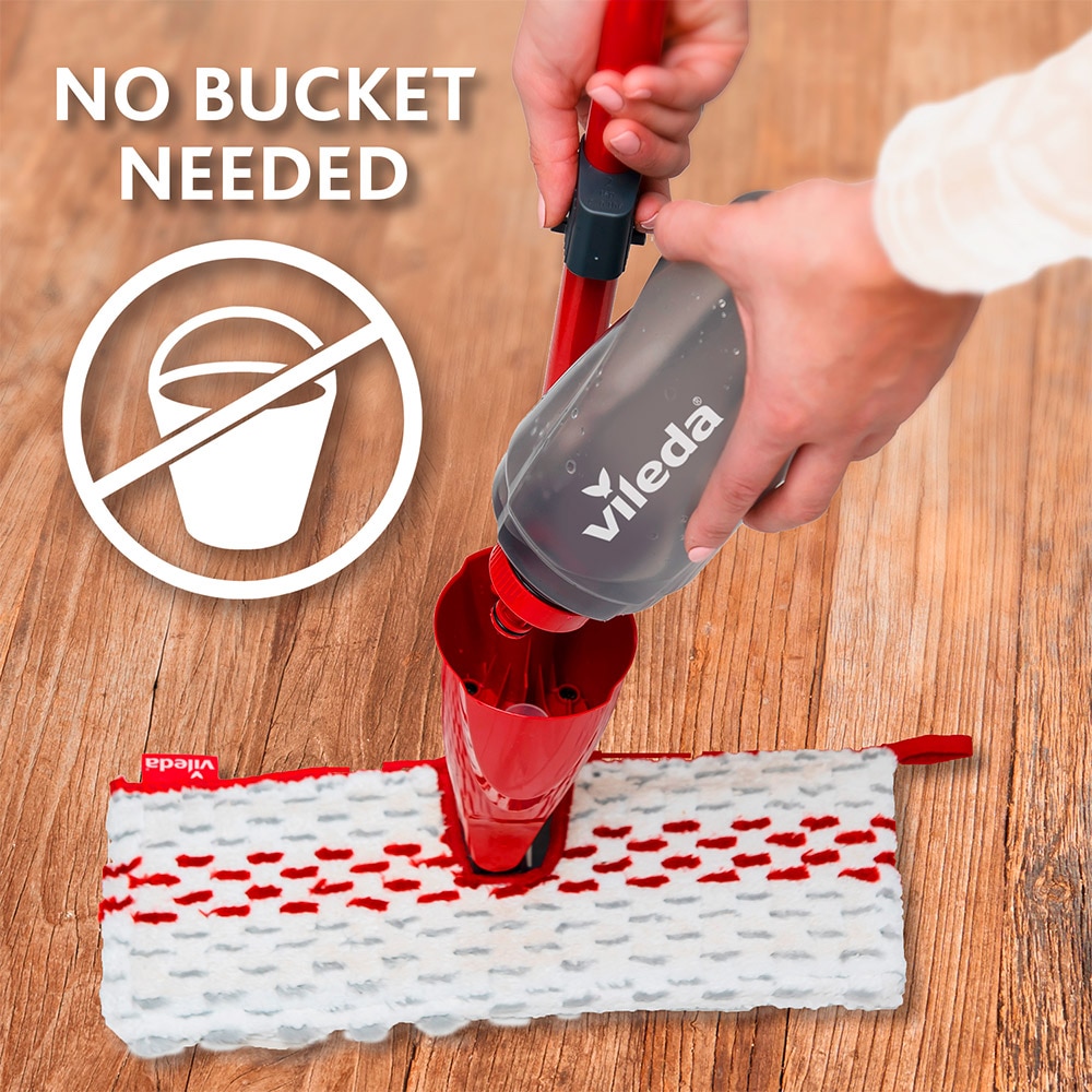 Rezerva mop VILEDA 46608 1-2 Spray Max, alb-rosu