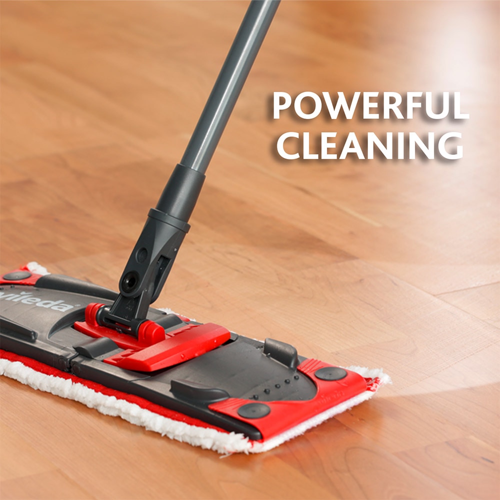 Set galeata cu storcator + mop + maner VILEDA Easy Wring Ultramat Turbo, negru-rosu