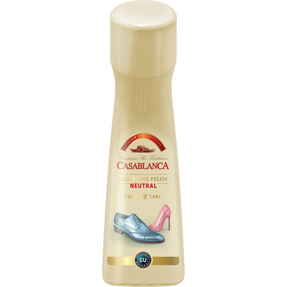 Solutie lichida pantofi CASABLANCA Shine & Care, neutru, 75 ml