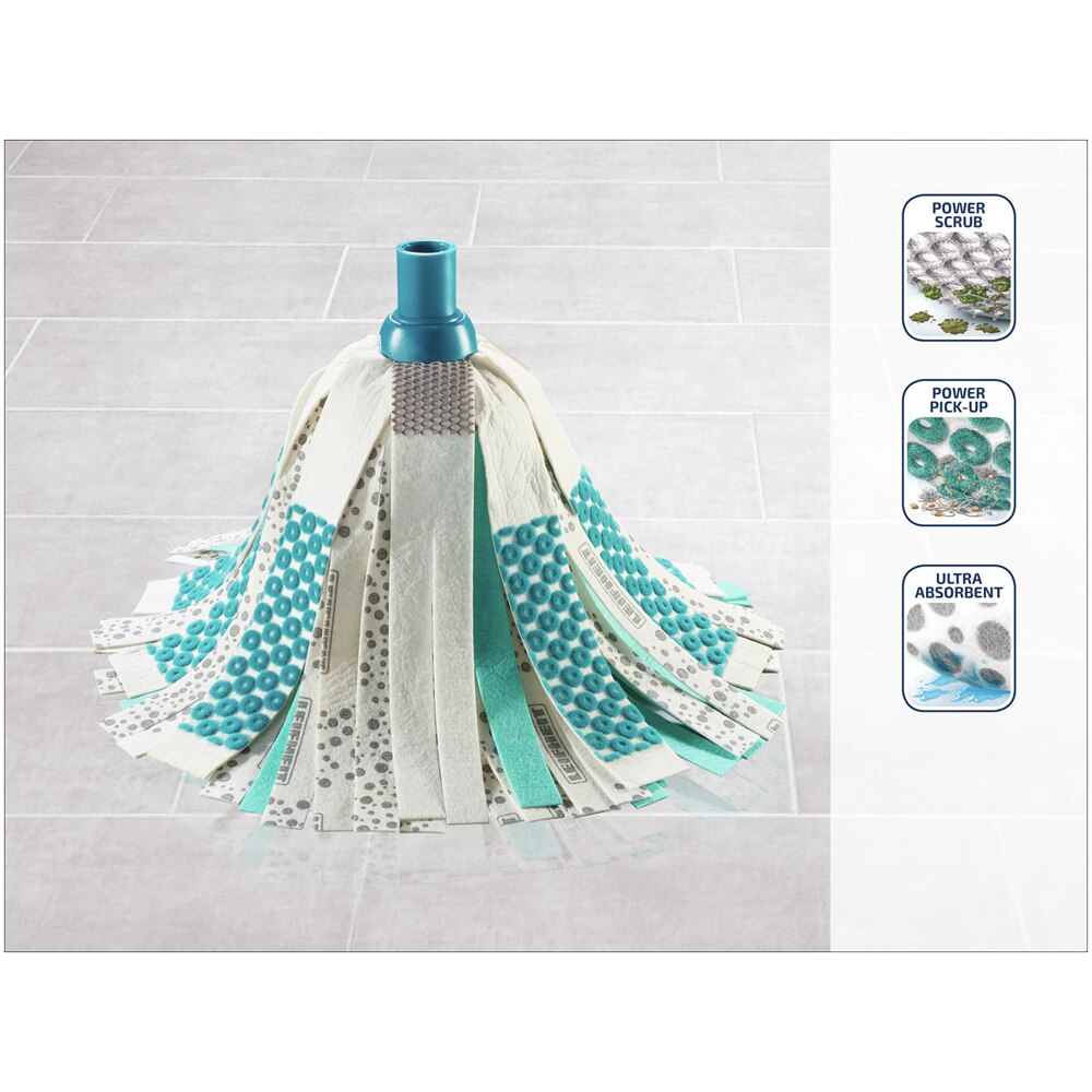 Rezerva mop LEIFHEIT Power 3 in 1, turcoaz