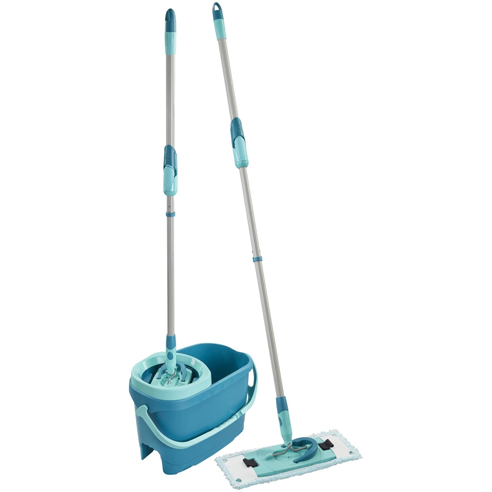 Set galeata cu storcator + mop + maner LEIFHEIT Clean Twist, verde