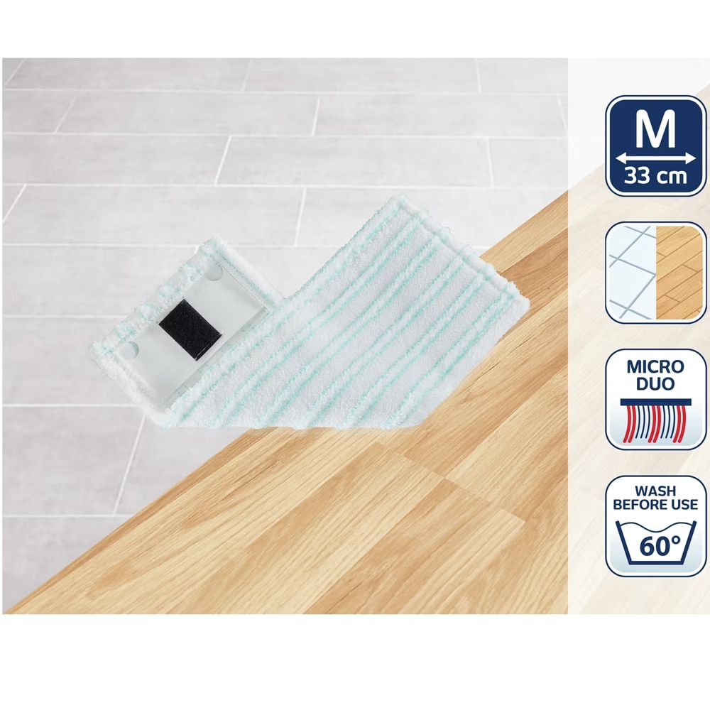 Rezerva mop LEIFHEIT Clean Twist M Micro Duo, alb