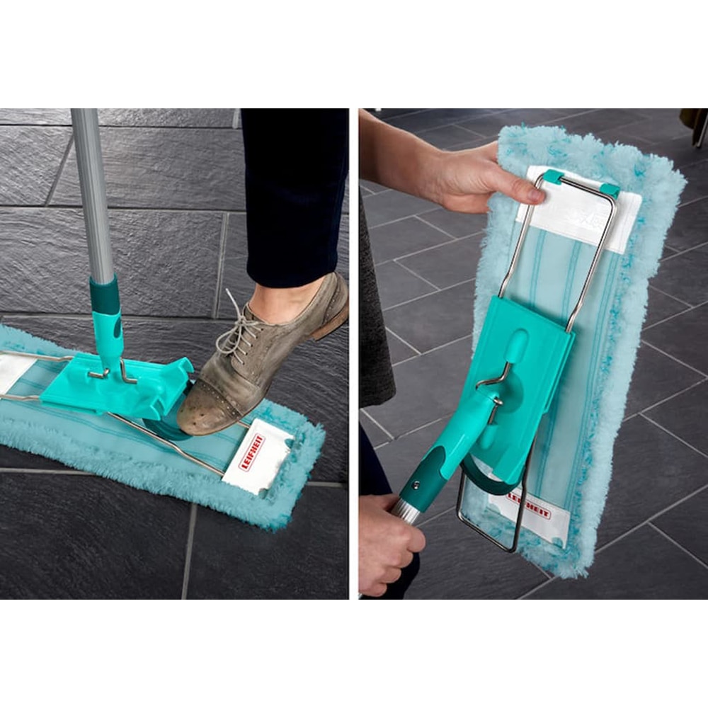 Rezerva mop plat LEIFHEIT Profi Super Soft, 42 cm, turcoaz