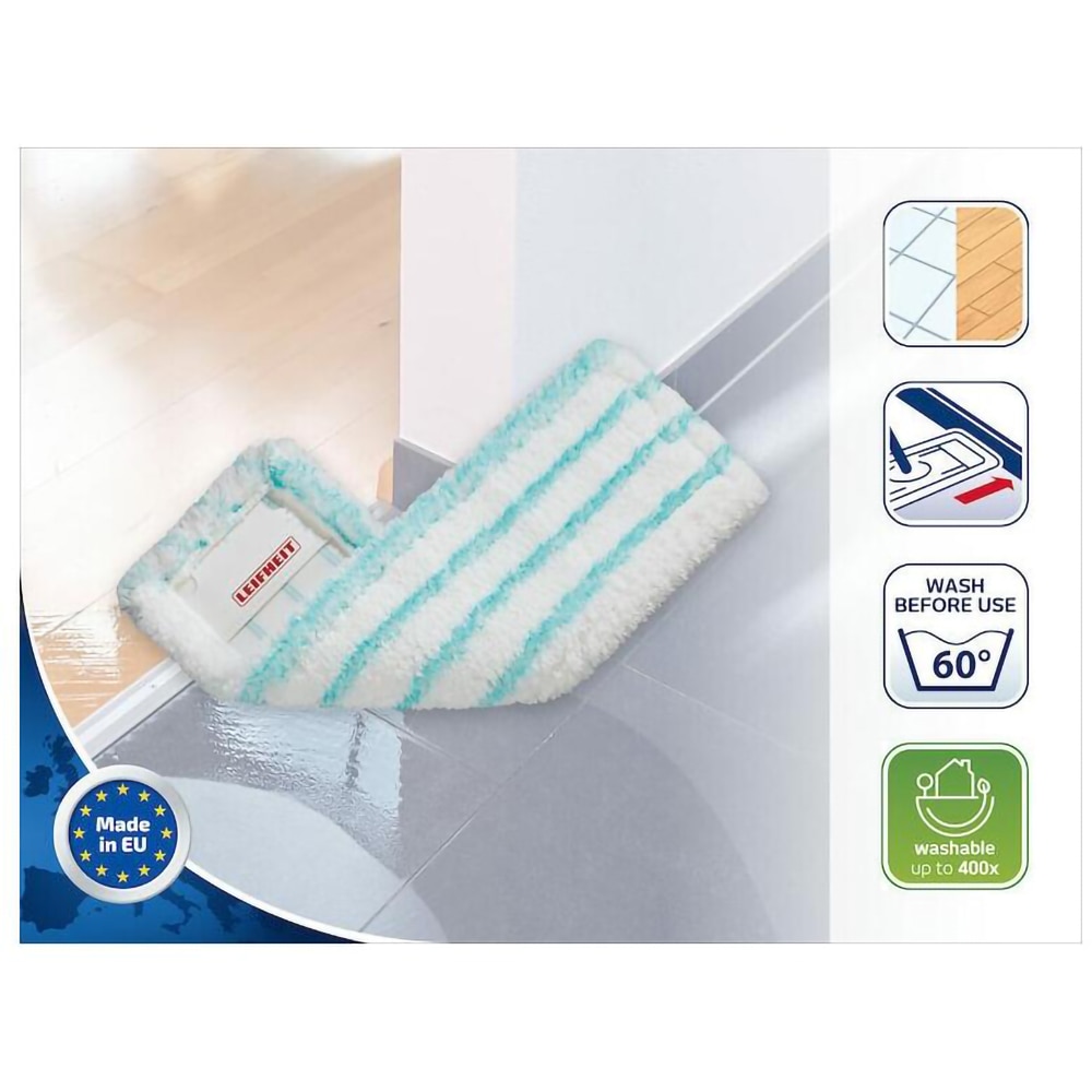 Rezerva mop plat LEIFHEIT Micro Duo, 42 cm, alb