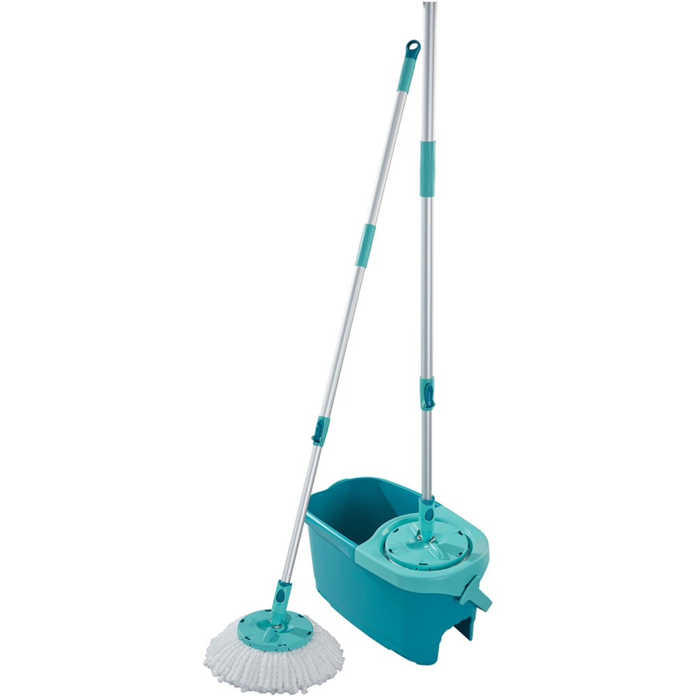 Set galeata cu storcator + mop + maner LEIFHEIT Ergo, verde