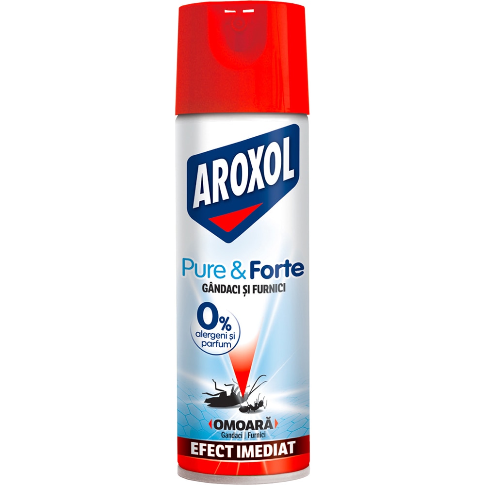 Spray impotriva gandacilor si furnicilor AROXOL Pure & Forte, 300 ml