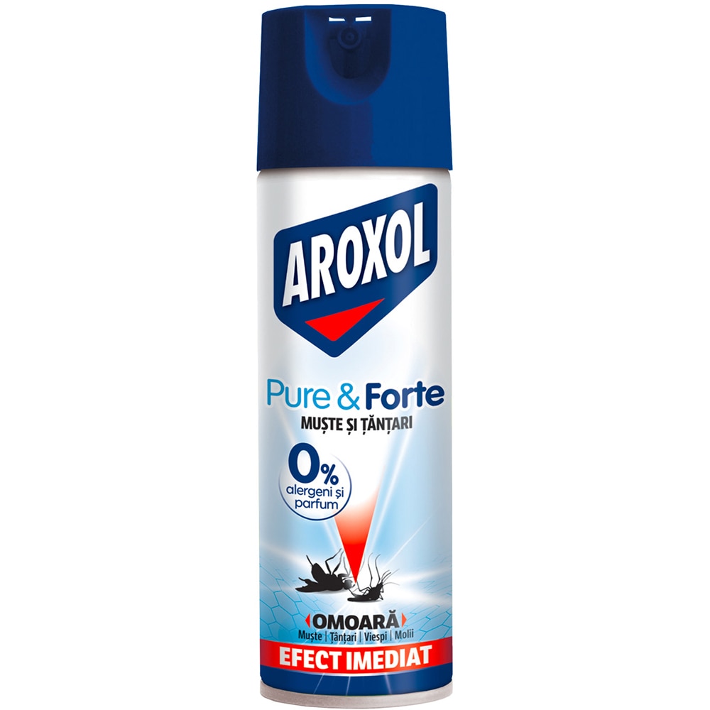 Spray impotriva mustelor si tantarilor AROXOL Pure & Forte, 300 ml