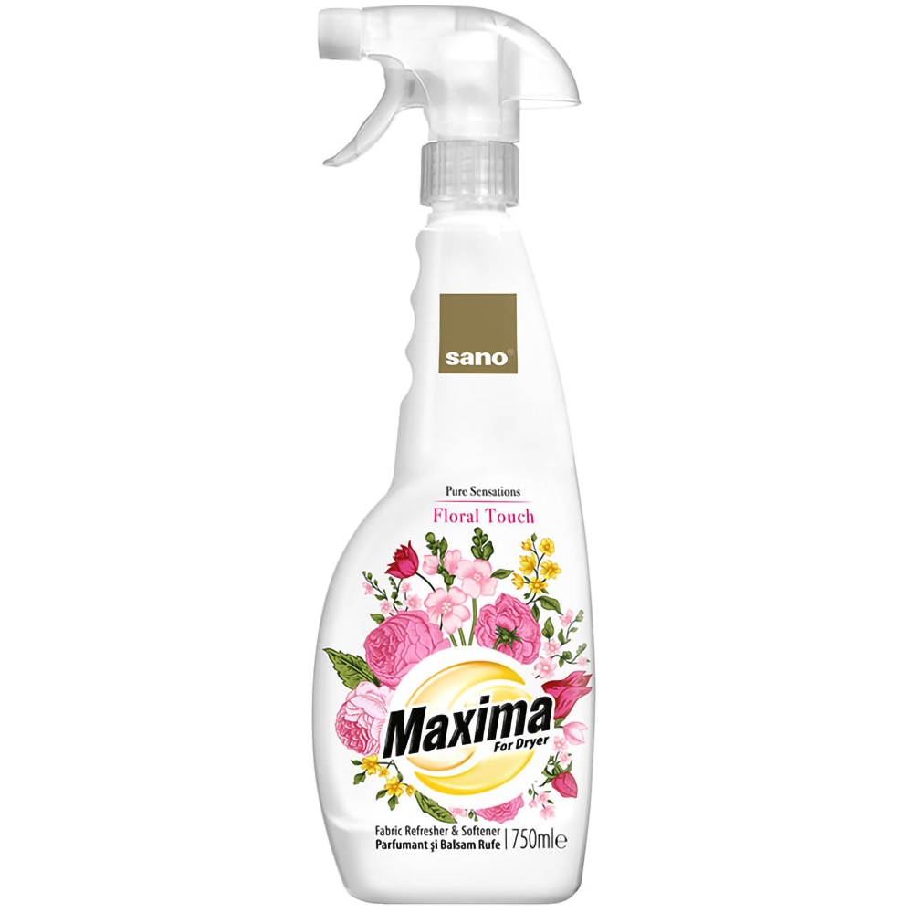 Balsam de rufe SANO Maxima For Dryer, Floral Touch, 750 ml