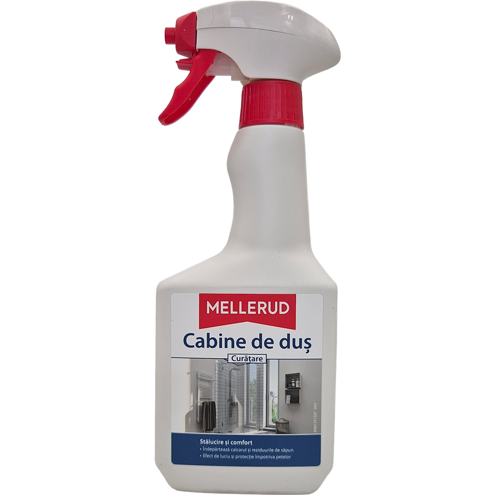 Solutie de curatare MELLERUD 760005, Cabine de dus, 500 ml