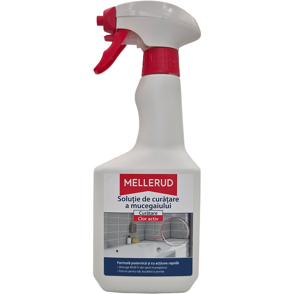 Solutie de curatare a mucegaiului MELLERUD 760032, Clor activ, 500 ml