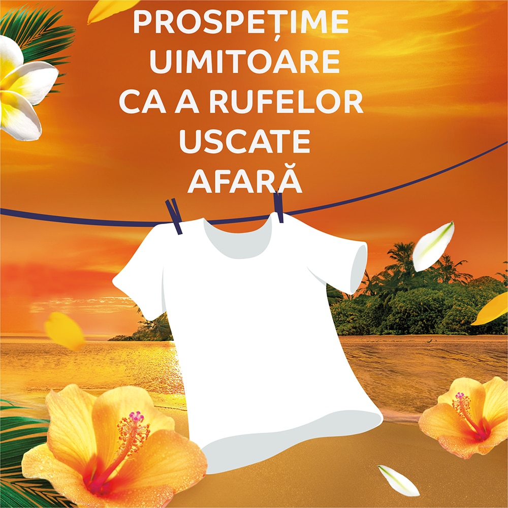 Balsam de rufe LENOR Fresh Air, Tropical Sunset, 504 ml, 36 spalari