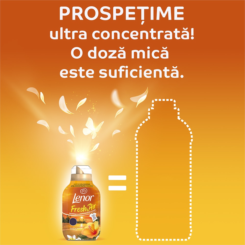 Balsam de rufe LENOR Fresh Air, Tropical Sunset, 700 ml, 50 spalari