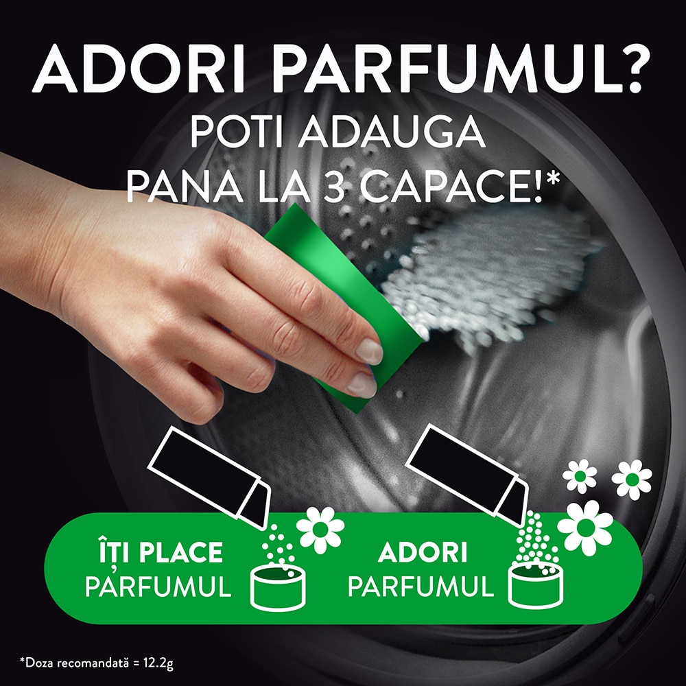 Perle parfumate LENOR Unstoppables, Scent of Ariel, 495 g, 40 spalari