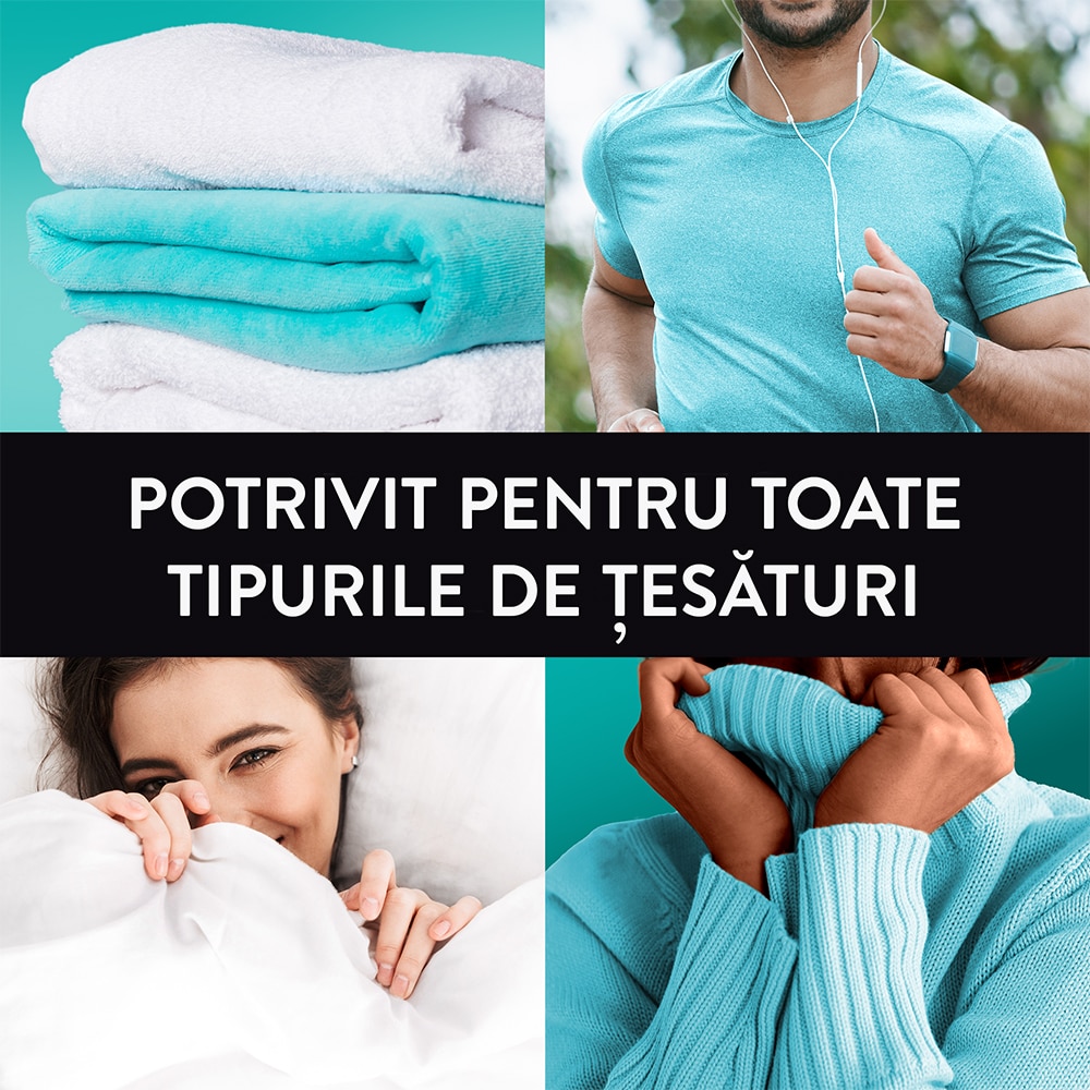 Perle parfumate LENOR Unstoppables, Fresh, 495 g, 40 spalari