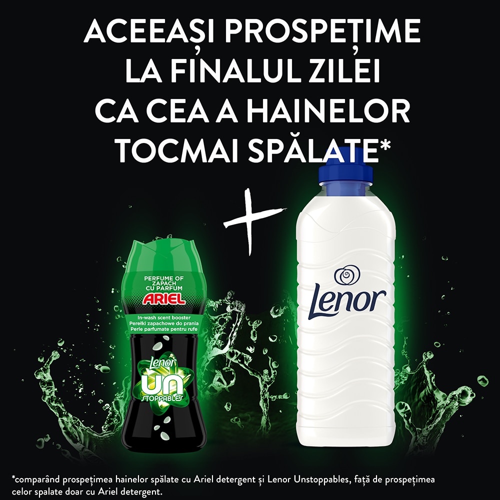 Perle parfumate LENOR Unstoppables, Fresh, 270 g, 22 spalari