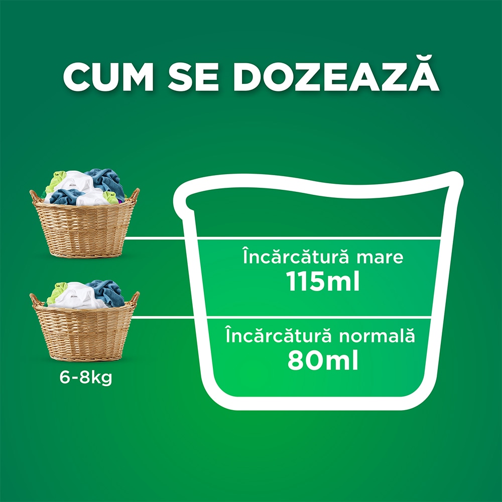 Detergent lichid ARIEL Color, 2 x 3.15l, 140 spalari