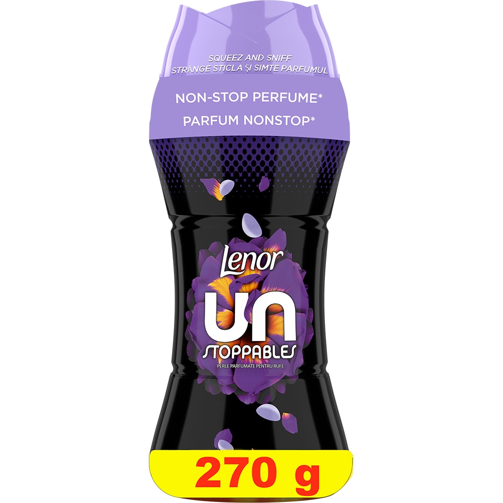 Perle parfumate LENOR Unstoppables, Violet Fresh, 270 g, 22 spalari