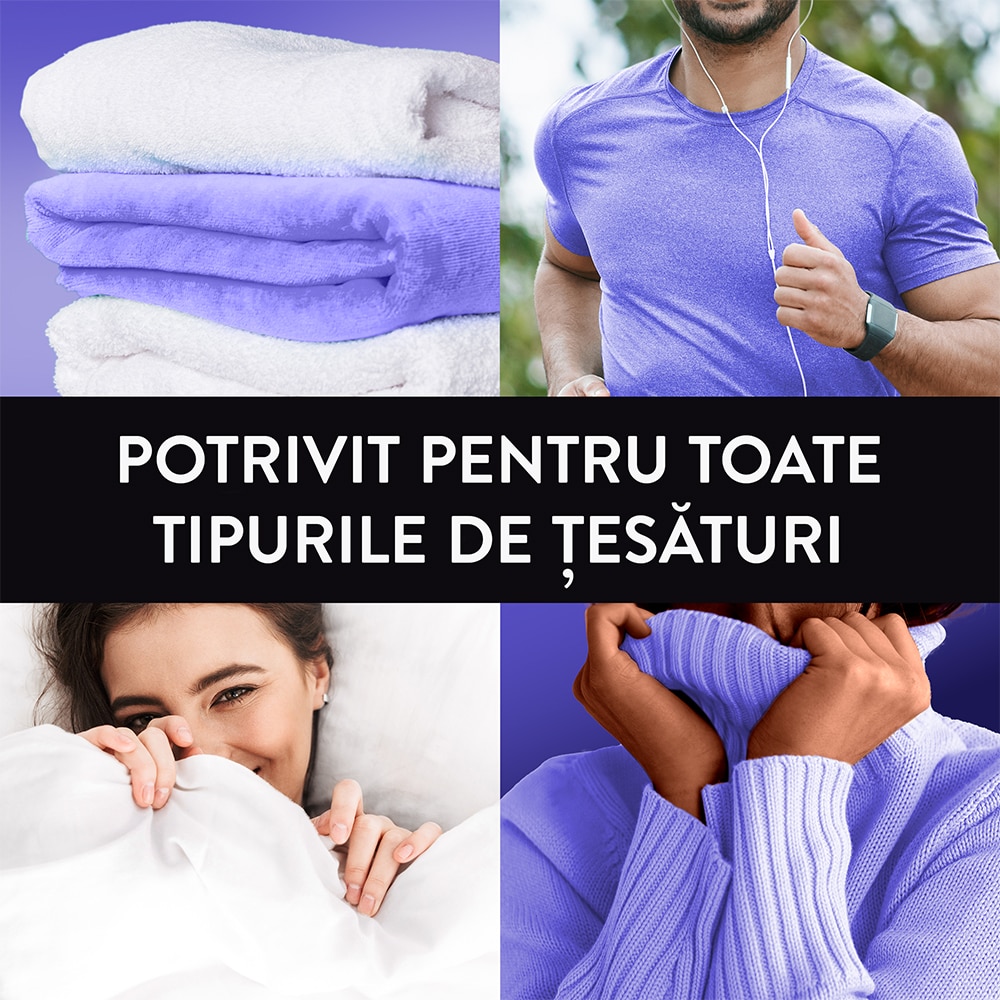 Perle parfumate LENOR Unstoppables, Violet Fresh, 270 g, 22 spalari