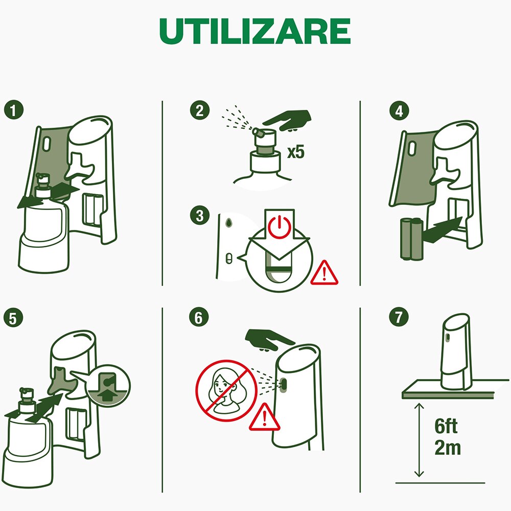 Rezerva odorizant de camera spray automat fara aerosoli AIR WICK Naturmatic, Grepfrut si Flori de portocal, 228 ml
