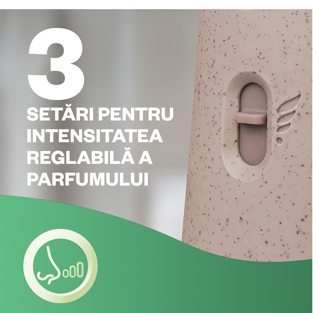 Rezerva odorizant de camera spray automat fara aerosoli AIR WICK Naturmatic, Zmeura si Lamaie verde, 228 ml