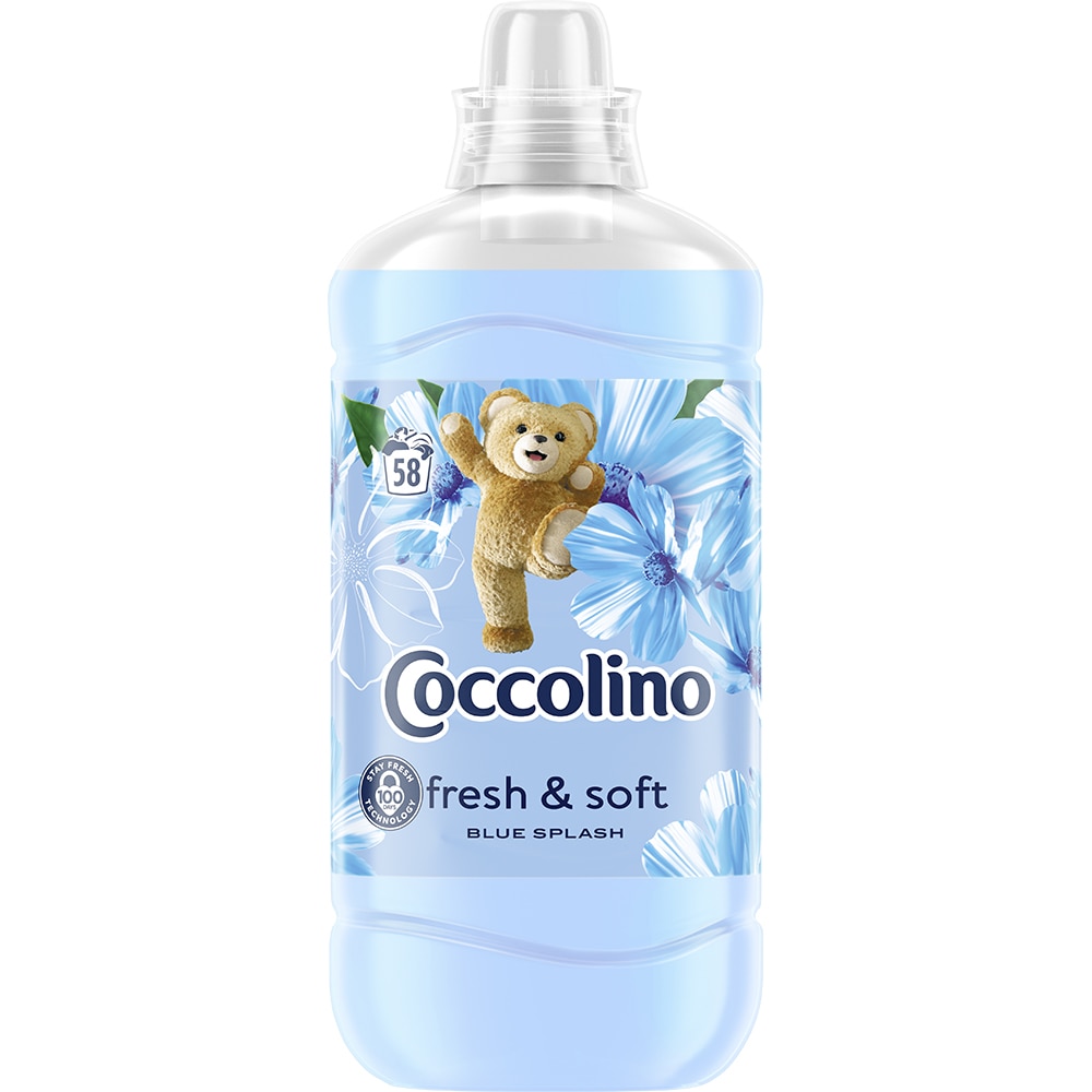 Balsam de rufe COCCOLINO Blue Splash, 1.45 l, 58 spalari