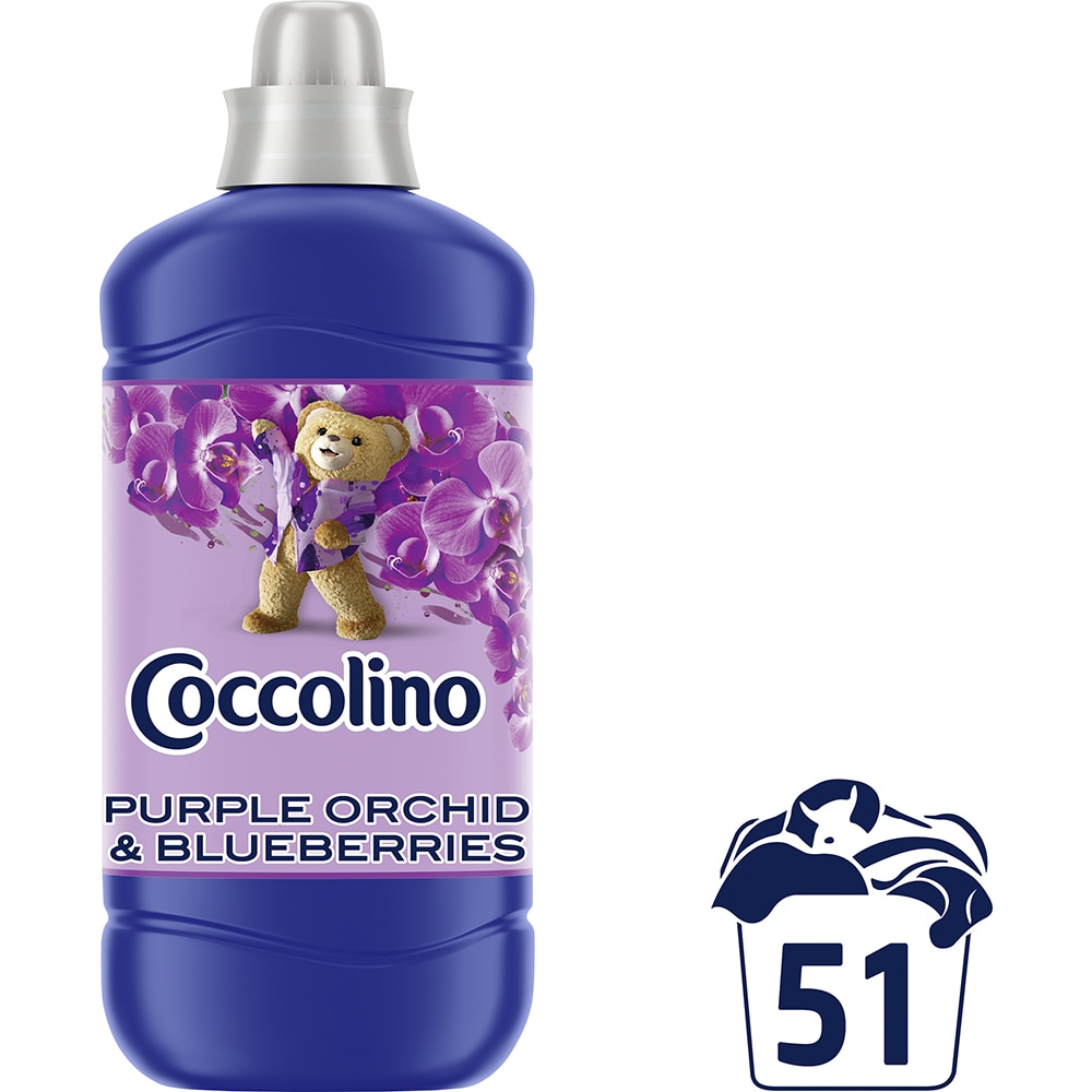 Balsam de rufe COCCOLINO Purple Orchid & Blueberries, 1275 ml, 51 spalari