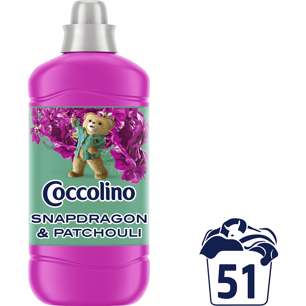 Balsam de rufe COCCOLINO Snapdragon & Patchouli, 1275 ml, 51 spalari