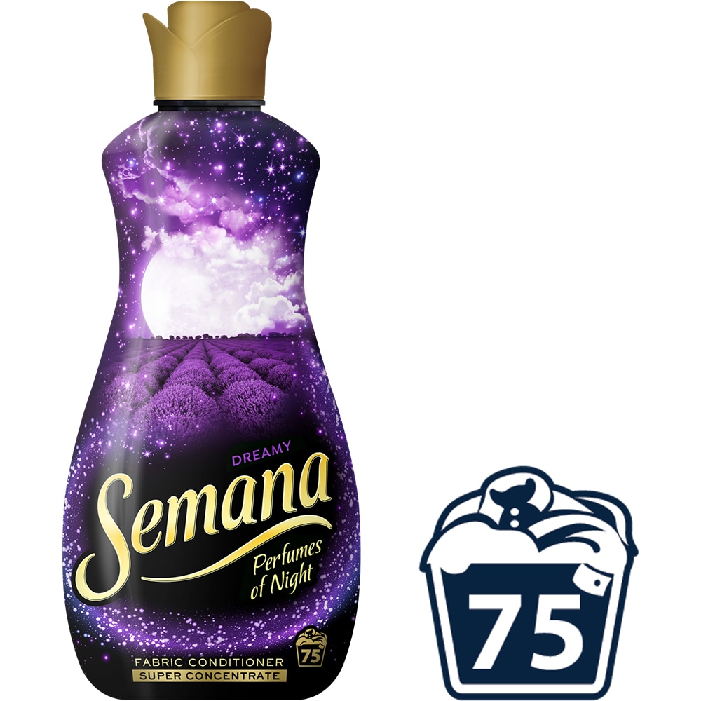 Balsam de rufe superconcentrat SEMANA Perfumes of Night Dreamy, 1.65 l, 75 spalari