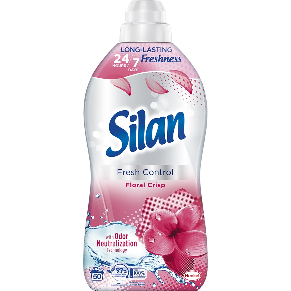Balsam de rufe SILAN Fresh Control Floral Crisp, 1.1 l, 50 spalari
