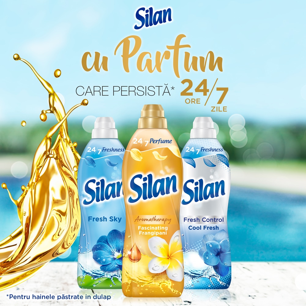 Balsam de rufe SILAN Aroma Therapy Fascinating Frangipani, 1.1 l, 50 spalari