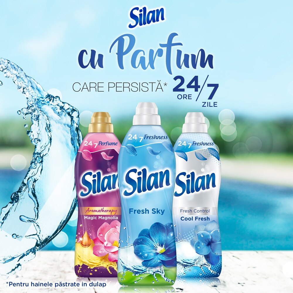 Balsam de rufe SILAN Fresh Sky, 2860 ml, 130 spalari