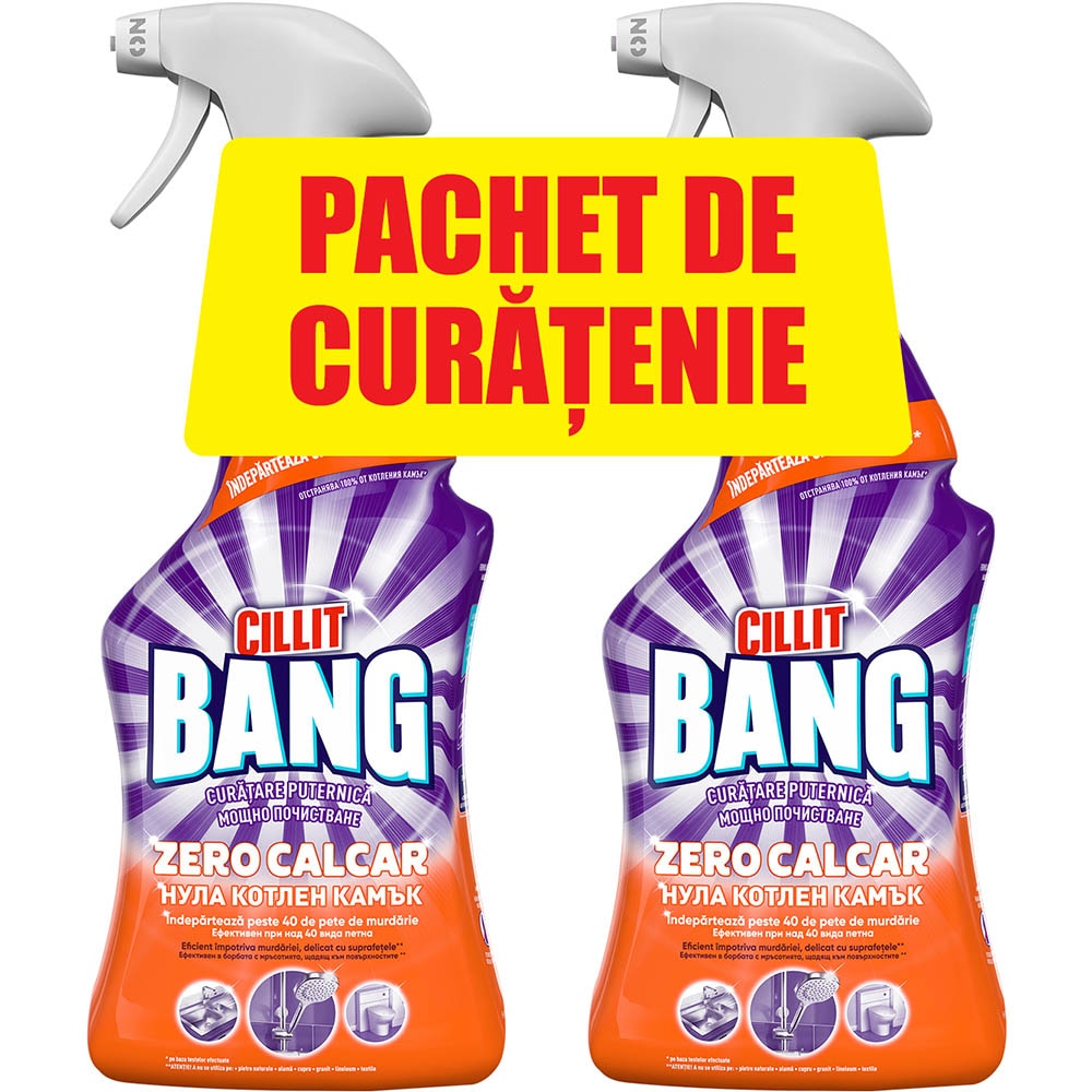 Degresant CILLIT Bang Limescale & Grime, 2 x 750 ml