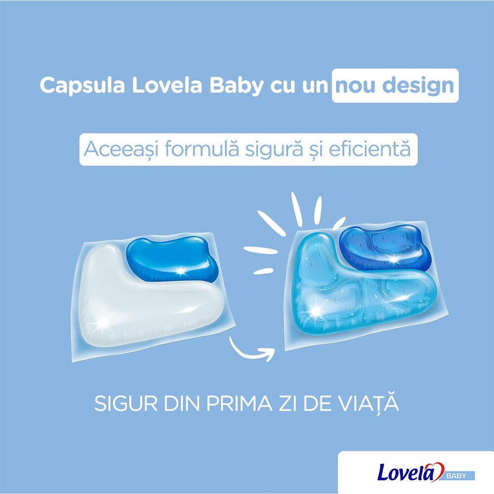 Detergent capsule LOVELA White & Color, 60 spalari