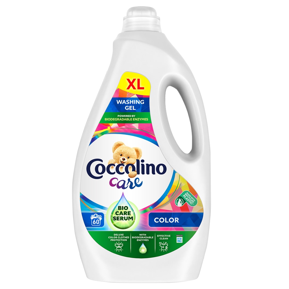 Detergent lichid COCCOLINO Care Color, 2.4 l, 60 spalari